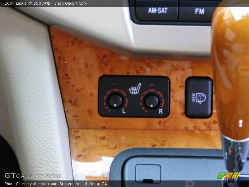Black Onyx / Ivory 2007 Lexus RX 350 AWD