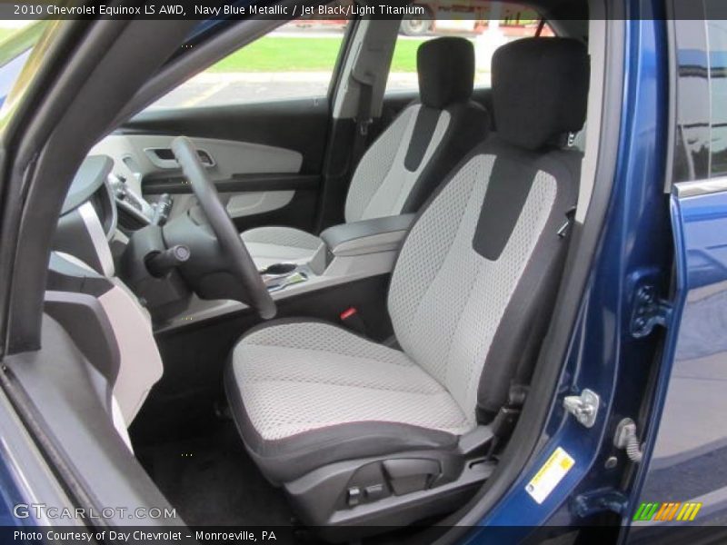 Navy Blue Metallic / Jet Black/Light Titanium 2010 Chevrolet Equinox LS AWD