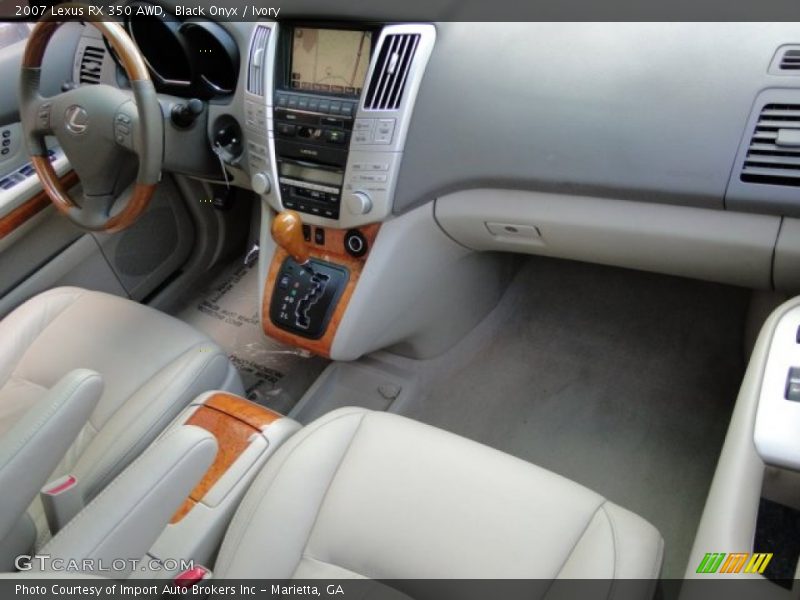 Black Onyx / Ivory 2007 Lexus RX 350 AWD