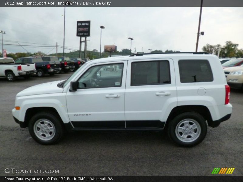 Bright White / Dark Slate Gray 2012 Jeep Patriot Sport 4x4