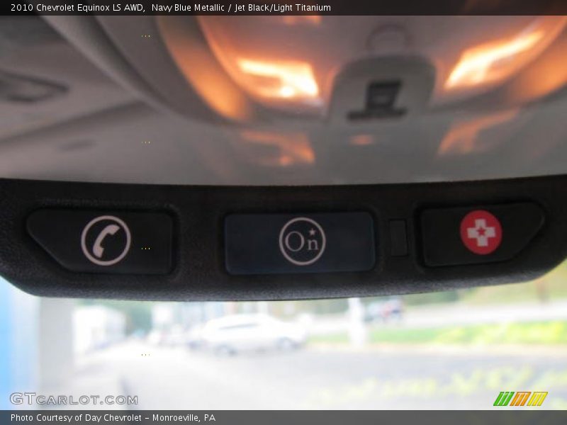 Navy Blue Metallic / Jet Black/Light Titanium 2010 Chevrolet Equinox LS AWD
