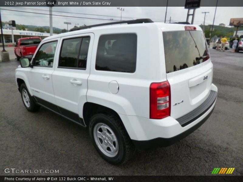 Bright White / Dark Slate Gray 2012 Jeep Patriot Sport 4x4