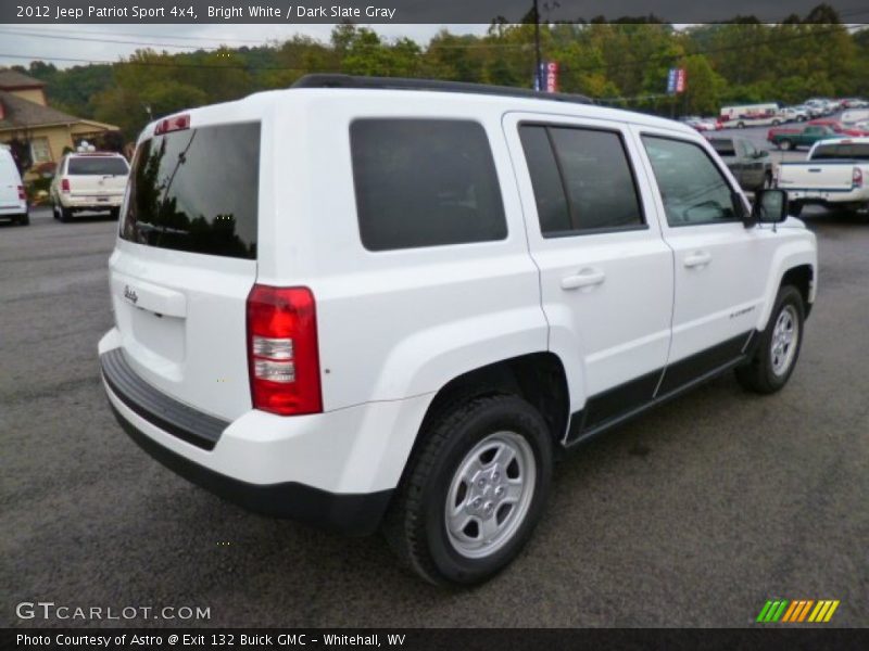 Bright White / Dark Slate Gray 2012 Jeep Patriot Sport 4x4