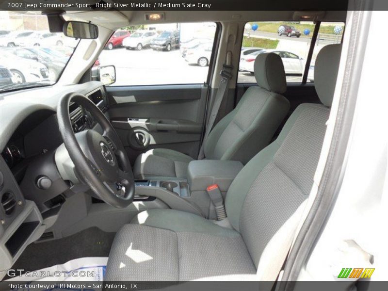 Bright Silver Metallic / Medium Slate Gray 2007 Jeep Commander Sport
