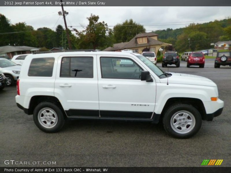 Bright White / Dark Slate Gray 2012 Jeep Patriot Sport 4x4