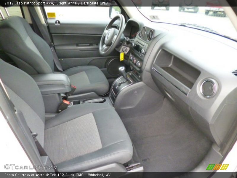 Bright White / Dark Slate Gray 2012 Jeep Patriot Sport 4x4