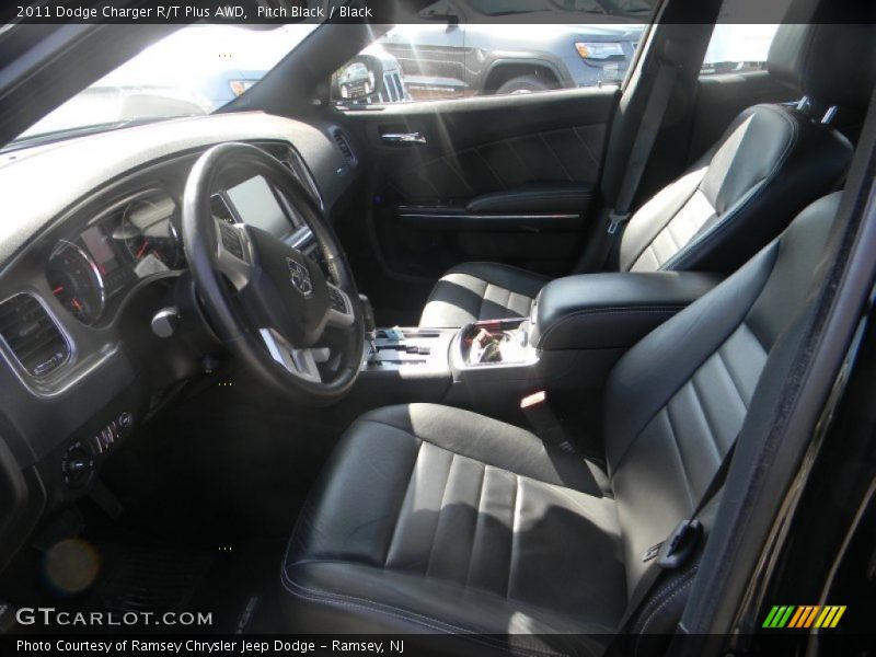 Pitch Black / Black 2011 Dodge Charger R/T Plus AWD