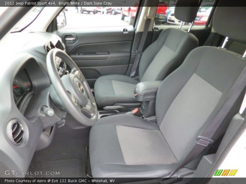 Bright White / Dark Slate Gray 2012 Jeep Patriot Sport 4x4