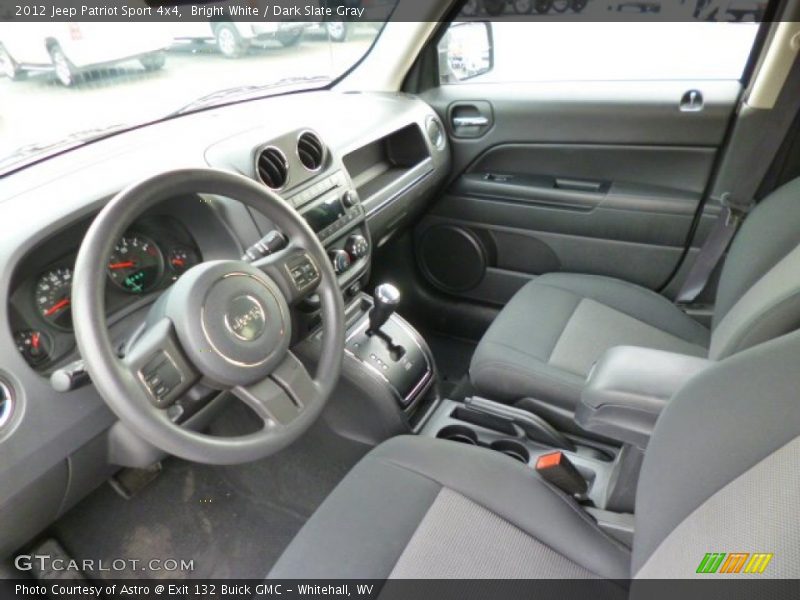 Bright White / Dark Slate Gray 2012 Jeep Patriot Sport 4x4