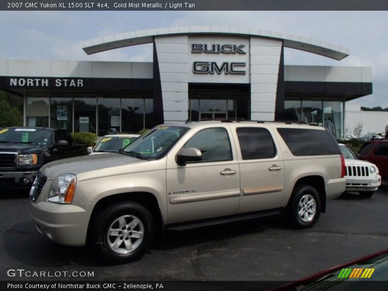 Gold Mist Metallic / Light Tan 2007 GMC Yukon XL 1500 SLT 4x4