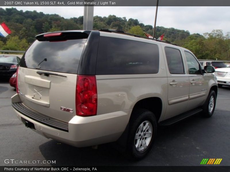 Gold Mist Metallic / Light Tan 2007 GMC Yukon XL 1500 SLT 4x4