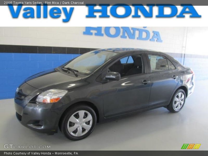Flint Mica / Dark Charcoal 2008 Toyota Yaris Sedan