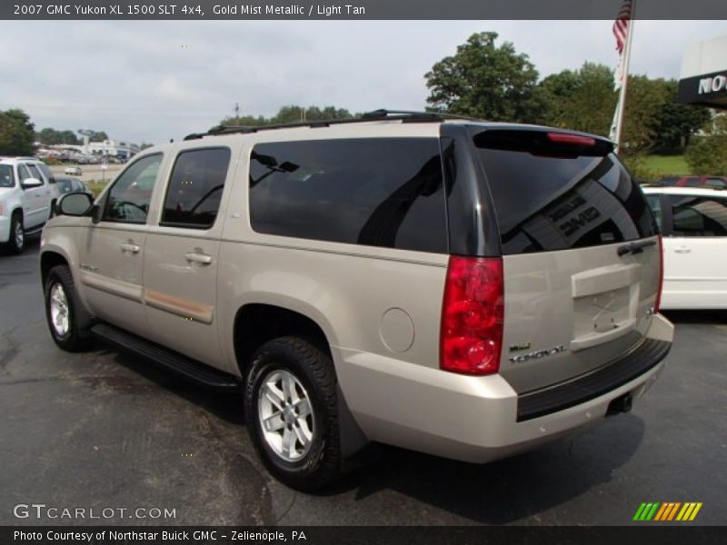 Gold Mist Metallic / Light Tan 2007 GMC Yukon XL 1500 SLT 4x4