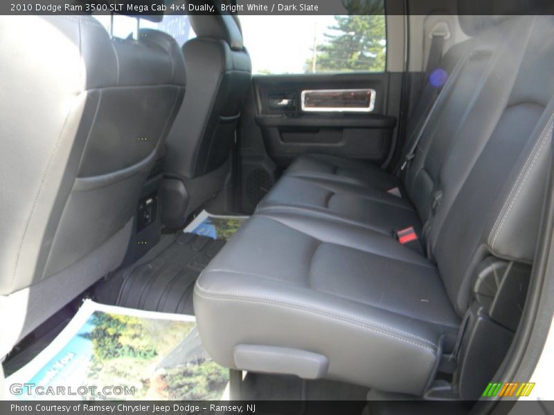 Bright White / Dark Slate 2010 Dodge Ram 3500 SLT Mega Cab 4x4 Dually