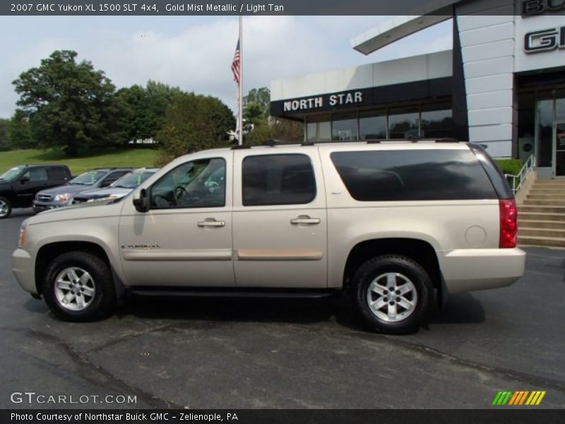 Gold Mist Metallic / Light Tan 2007 GMC Yukon XL 1500 SLT 4x4