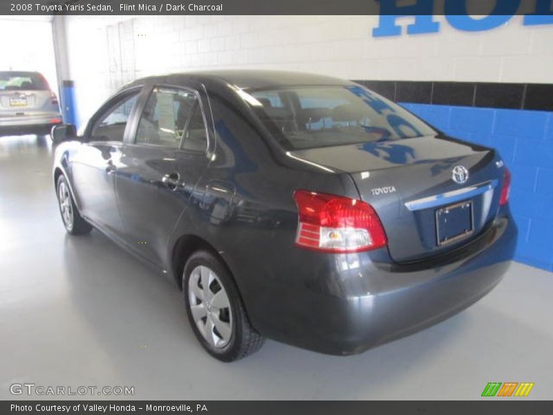 Flint Mica / Dark Charcoal 2008 Toyota Yaris Sedan