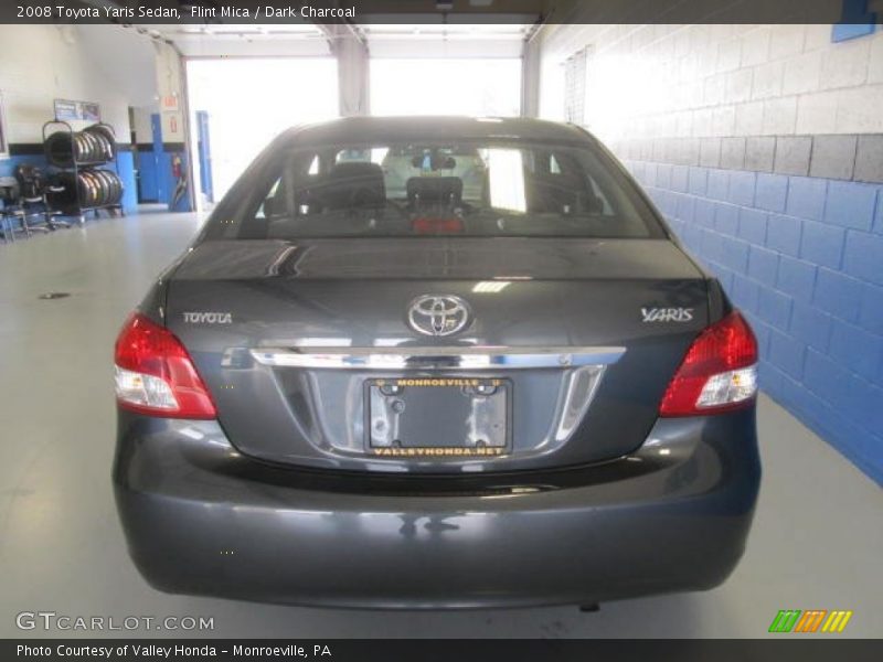 Flint Mica / Dark Charcoal 2008 Toyota Yaris Sedan
