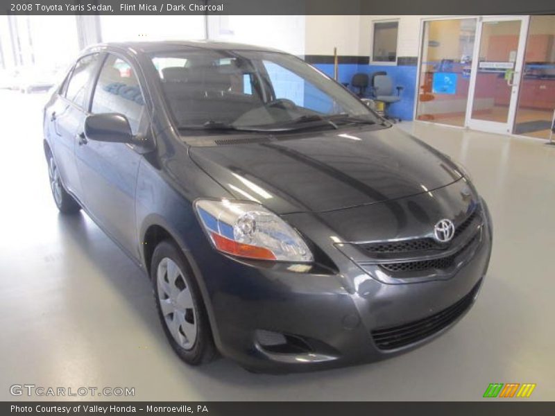 Flint Mica / Dark Charcoal 2008 Toyota Yaris Sedan