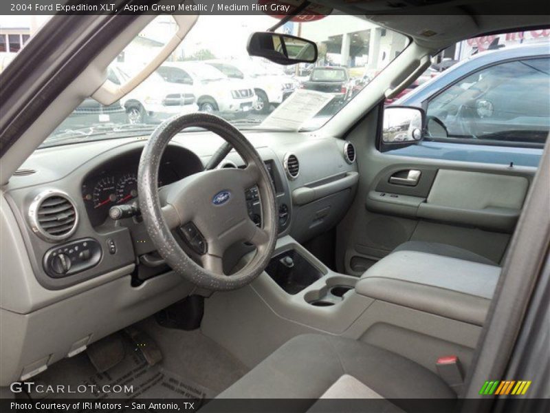 Aspen Green Metallic / Medium Flint Gray 2004 Ford Expedition XLT