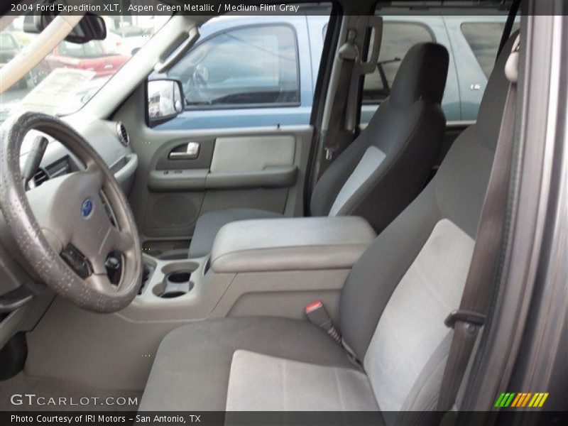 Aspen Green Metallic / Medium Flint Gray 2004 Ford Expedition XLT