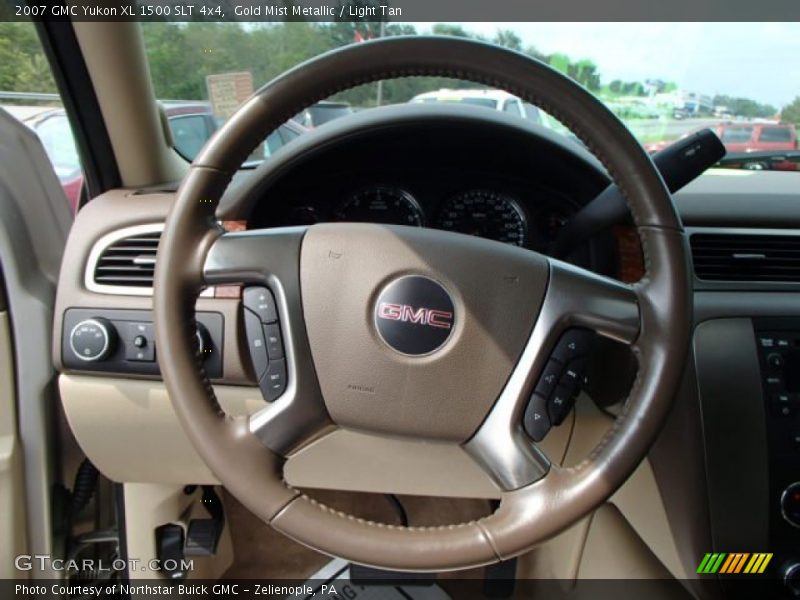 Gold Mist Metallic / Light Tan 2007 GMC Yukon XL 1500 SLT 4x4