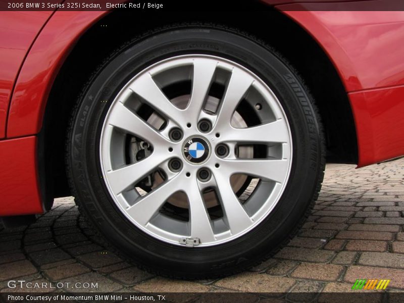 Electric Red / Beige 2006 BMW 3 Series 325i Sedan