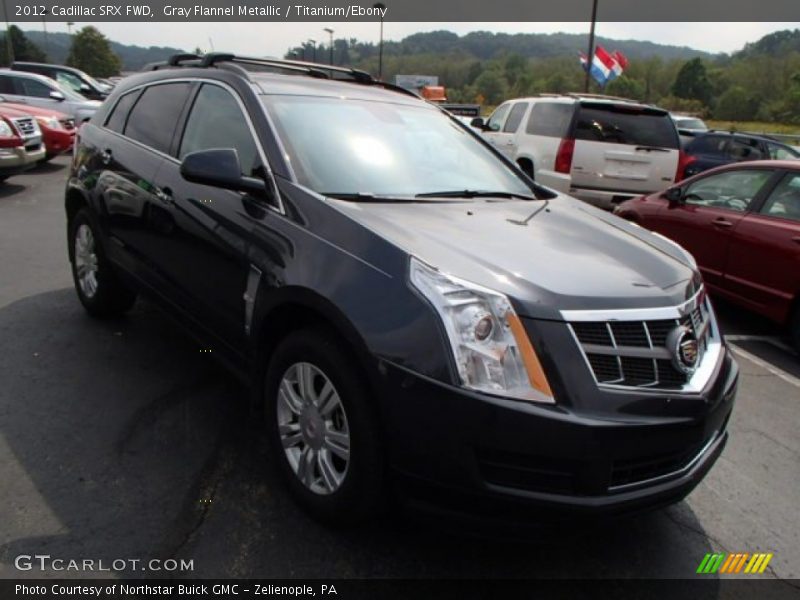 Gray Flannel Metallic / Titanium/Ebony 2012 Cadillac SRX FWD