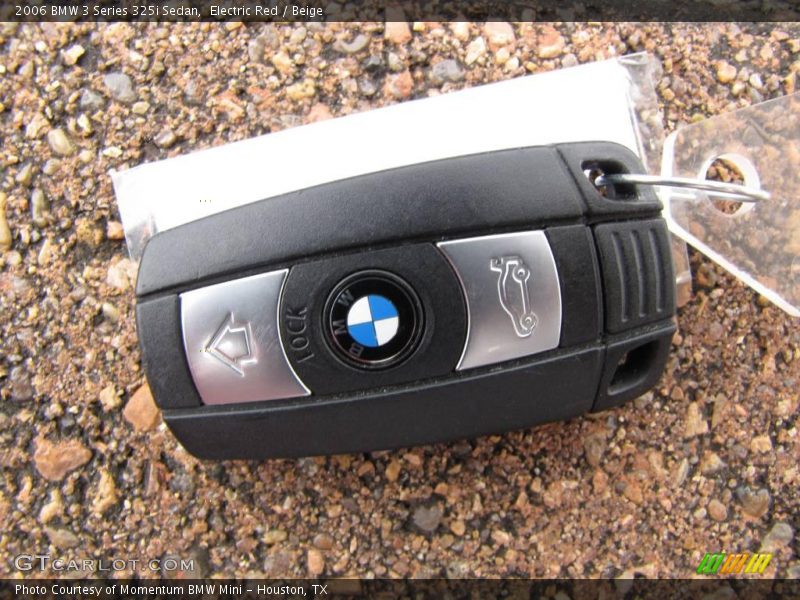 Electric Red / Beige 2006 BMW 3 Series 325i Sedan