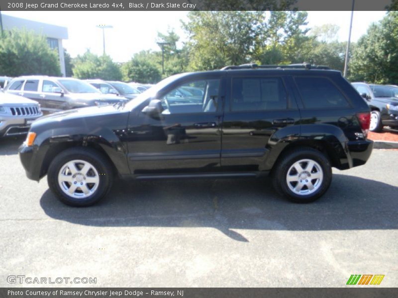 Black / Dark Slate Gray 2008 Jeep Grand Cherokee Laredo 4x4
