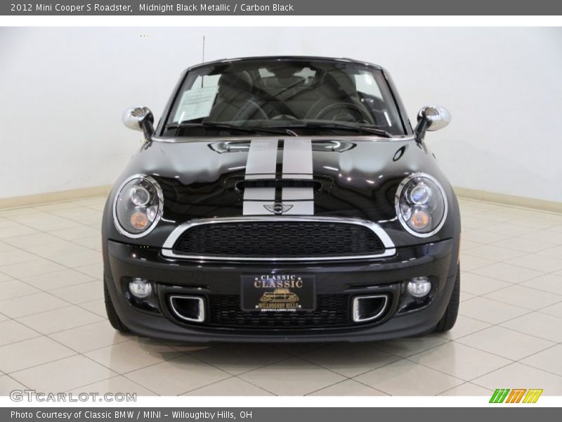 Midnight Black Metallic / Carbon Black 2012 Mini Cooper S Roadster