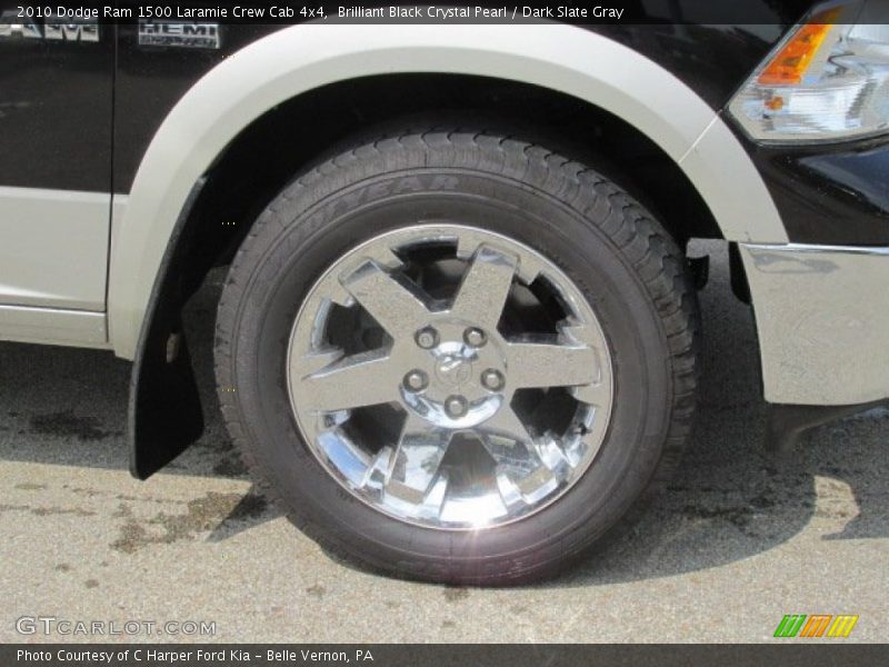 Brilliant Black Crystal Pearl / Dark Slate Gray 2010 Dodge Ram 1500 Laramie Crew Cab 4x4
