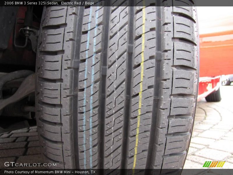 Electric Red / Beige 2006 BMW 3 Series 325i Sedan