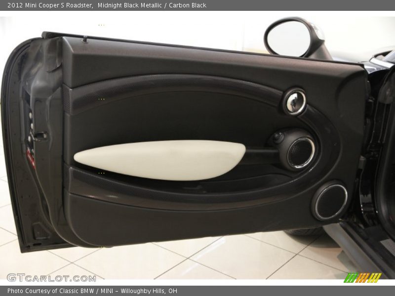 Midnight Black Metallic / Carbon Black 2012 Mini Cooper S Roadster