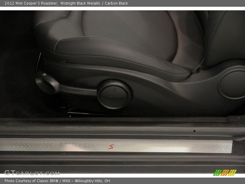 Midnight Black Metallic / Carbon Black 2012 Mini Cooper S Roadster