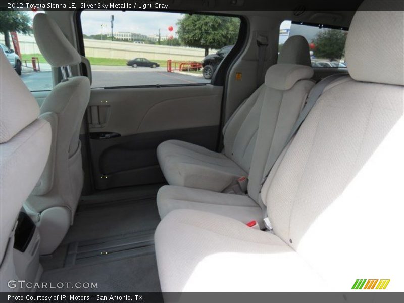 Silver Sky Metallic / Light Gray 2012 Toyota Sienna LE