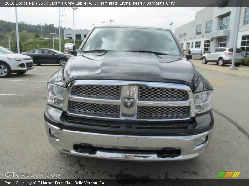 Brilliant Black Crystal Pearl / Dark Slate Gray 2010 Dodge Ram 1500 Laramie Crew Cab 4x4