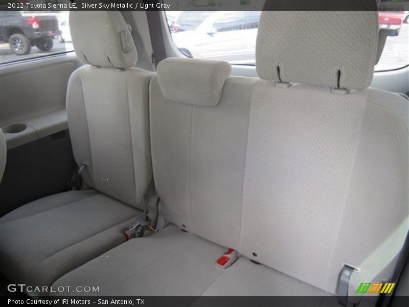 Silver Sky Metallic / Light Gray 2012 Toyota Sienna LE