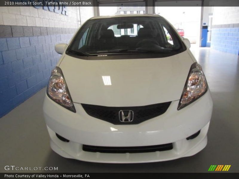 Taffeta White / Sport Black 2010 Honda Fit Sport