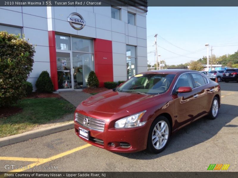 Tuscan Sun Red / Charcoal 2010 Nissan Maxima 3.5 S