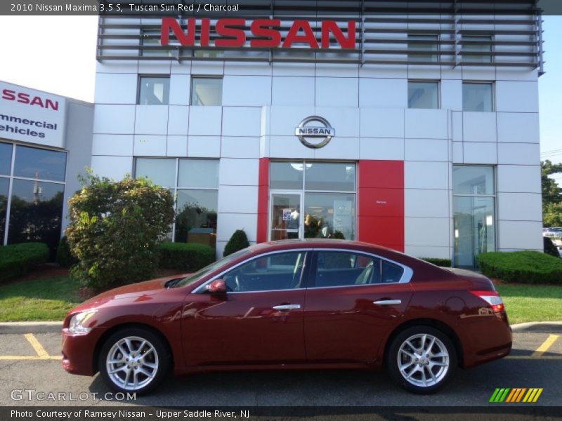 Tuscan Sun Red / Charcoal 2010 Nissan Maxima 3.5 S
