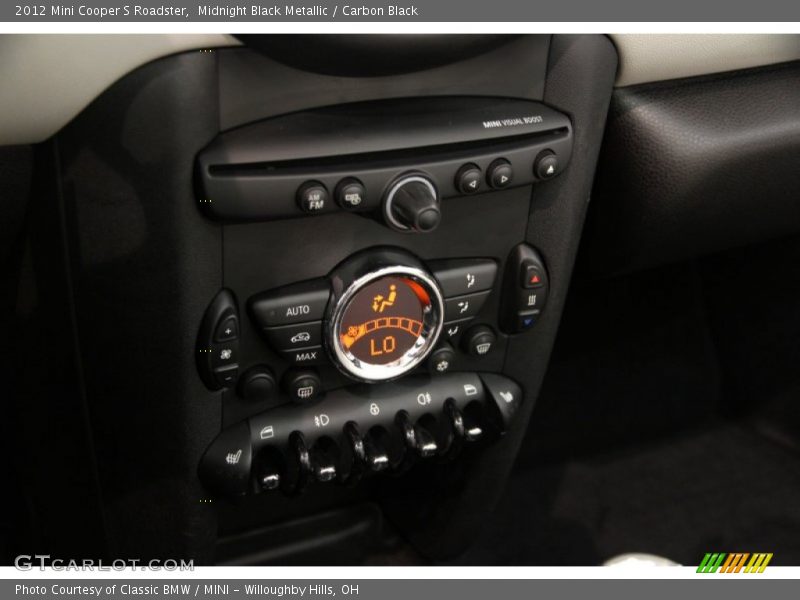 Midnight Black Metallic / Carbon Black 2012 Mini Cooper S Roadster