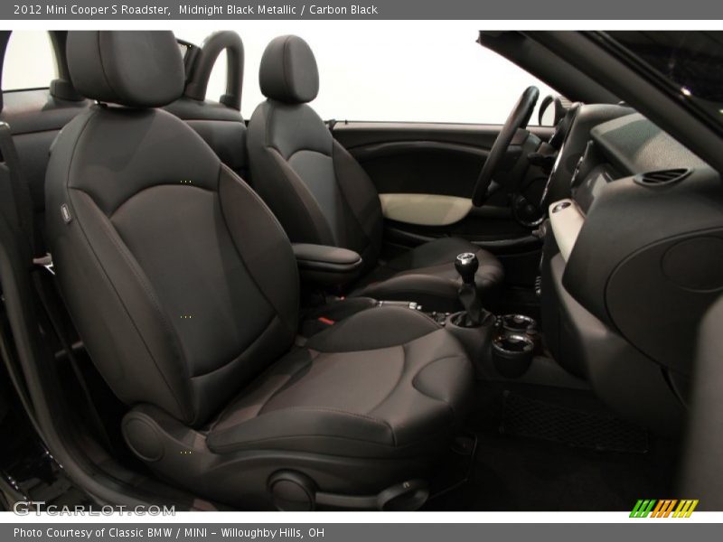 Midnight Black Metallic / Carbon Black 2012 Mini Cooper S Roadster