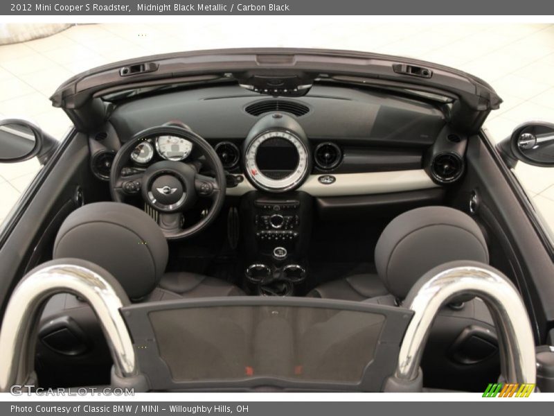 Midnight Black Metallic / Carbon Black 2012 Mini Cooper S Roadster