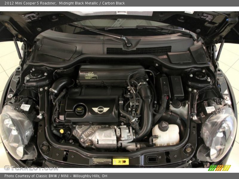 Midnight Black Metallic / Carbon Black 2012 Mini Cooper S Roadster