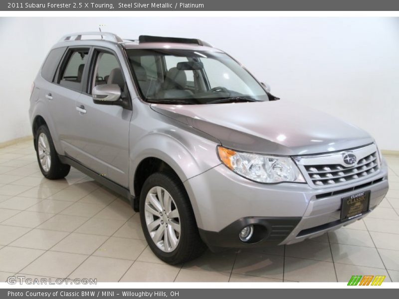 Steel Silver Metallic / Platinum 2011 Subaru Forester 2.5 X Touring