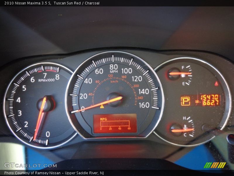 Tuscan Sun Red / Charcoal 2010 Nissan Maxima 3.5 S