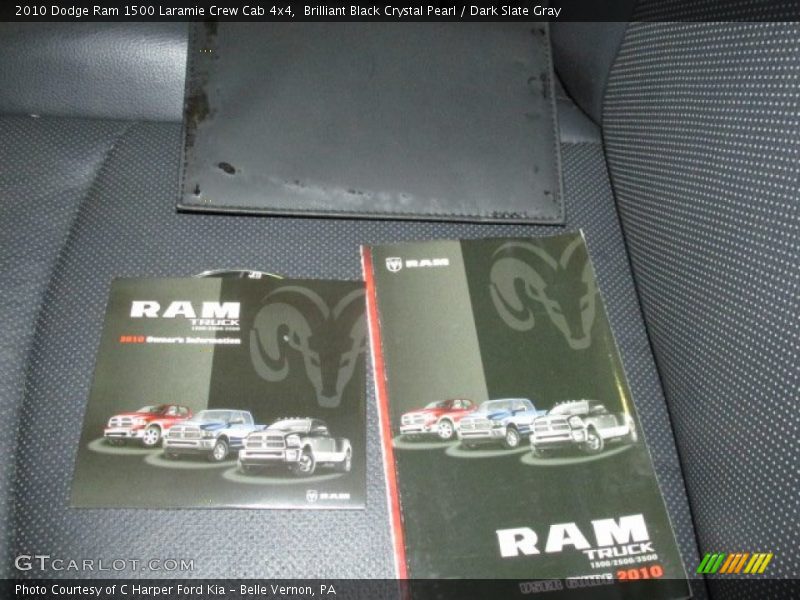 Brilliant Black Crystal Pearl / Dark Slate Gray 2010 Dodge Ram 1500 Laramie Crew Cab 4x4
