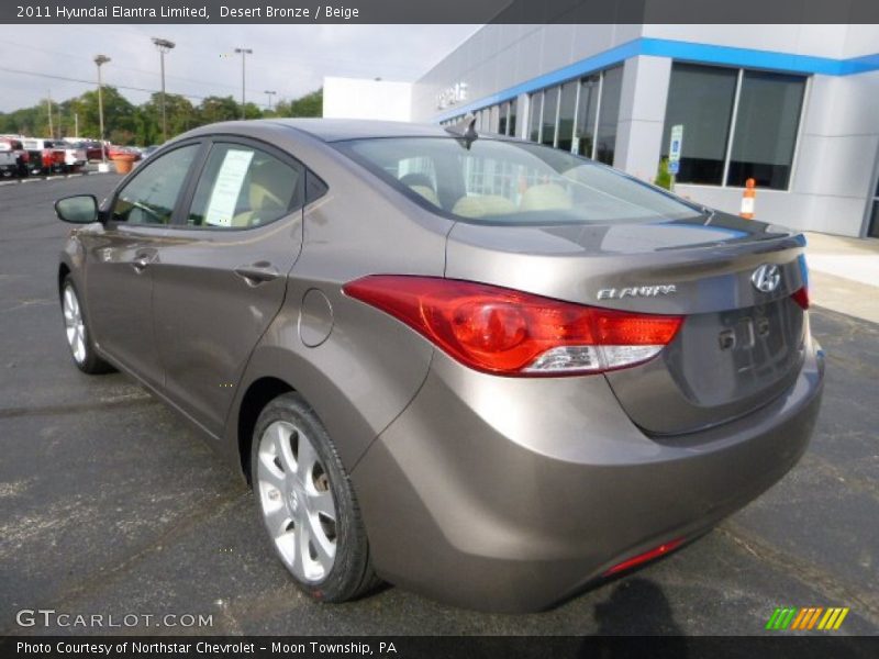Desert Bronze / Beige 2011 Hyundai Elantra Limited