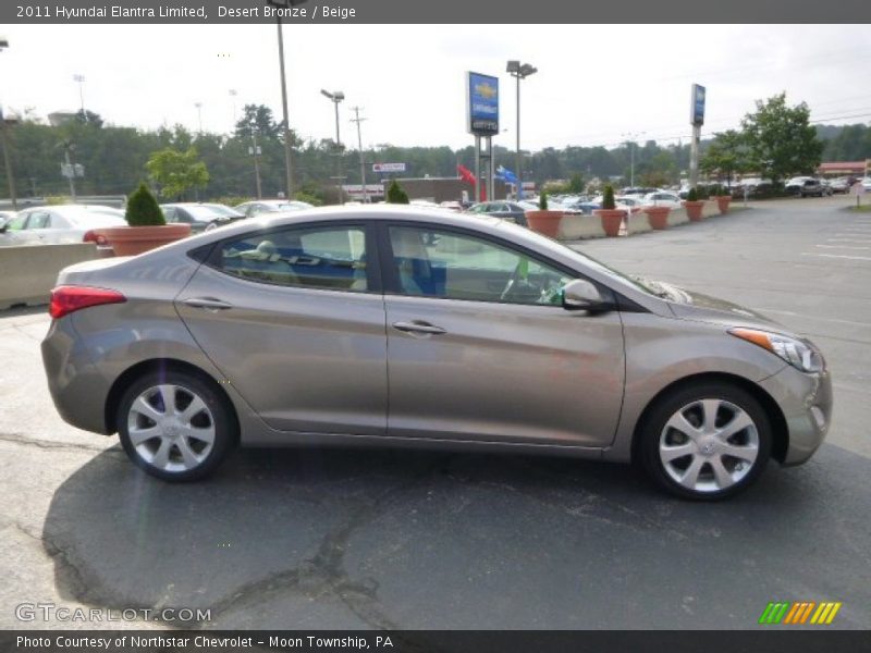 Desert Bronze / Beige 2011 Hyundai Elantra Limited