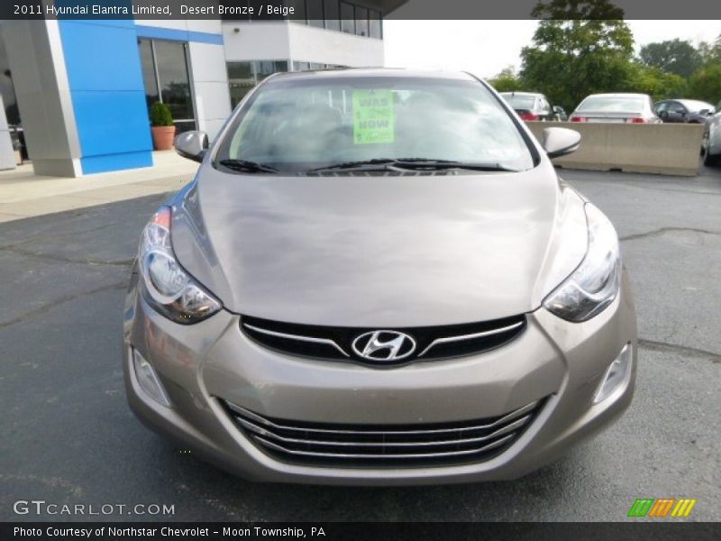 Desert Bronze / Beige 2011 Hyundai Elantra Limited